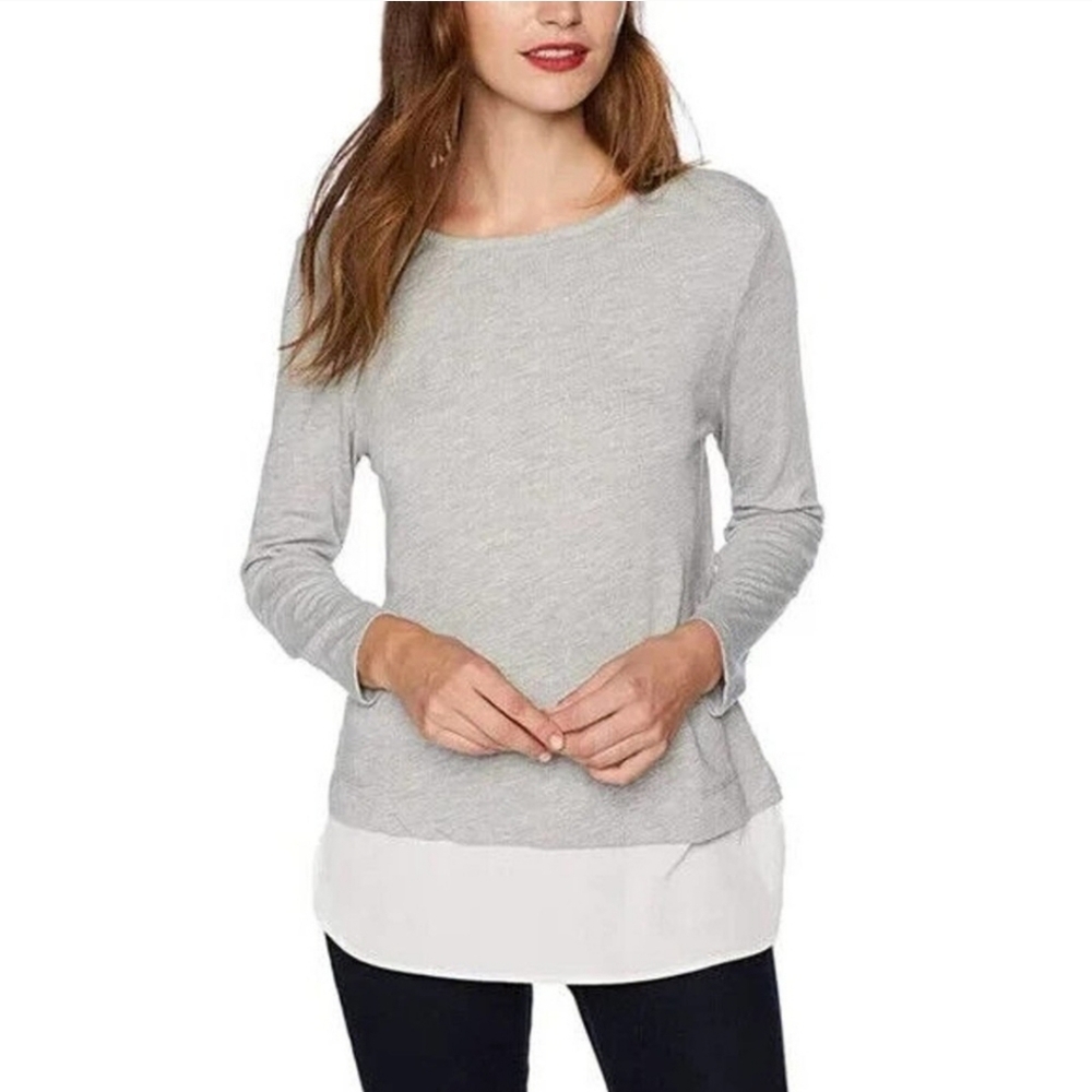 J. Crew New Mercantile Moven Hem Long-Sleeve Oversize Size SX